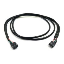 9pin USB Header Macho 1 a 2 hembra Extensión Splitter Cable Conector Adaptador (macho 1 a 2 hembra) -3