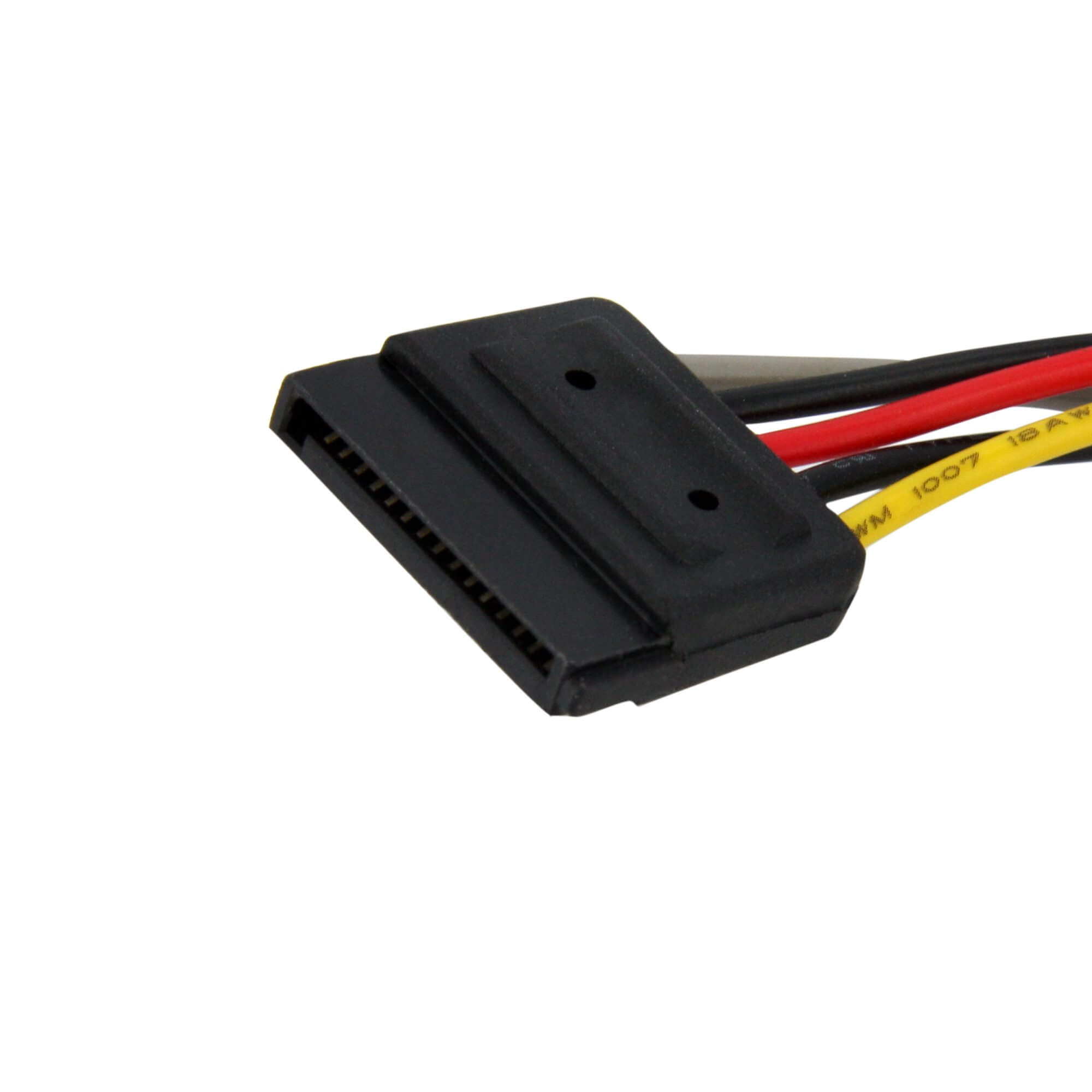 Cable splitter SATA to LP4 with 2x SATA Power Splitter Cable -4