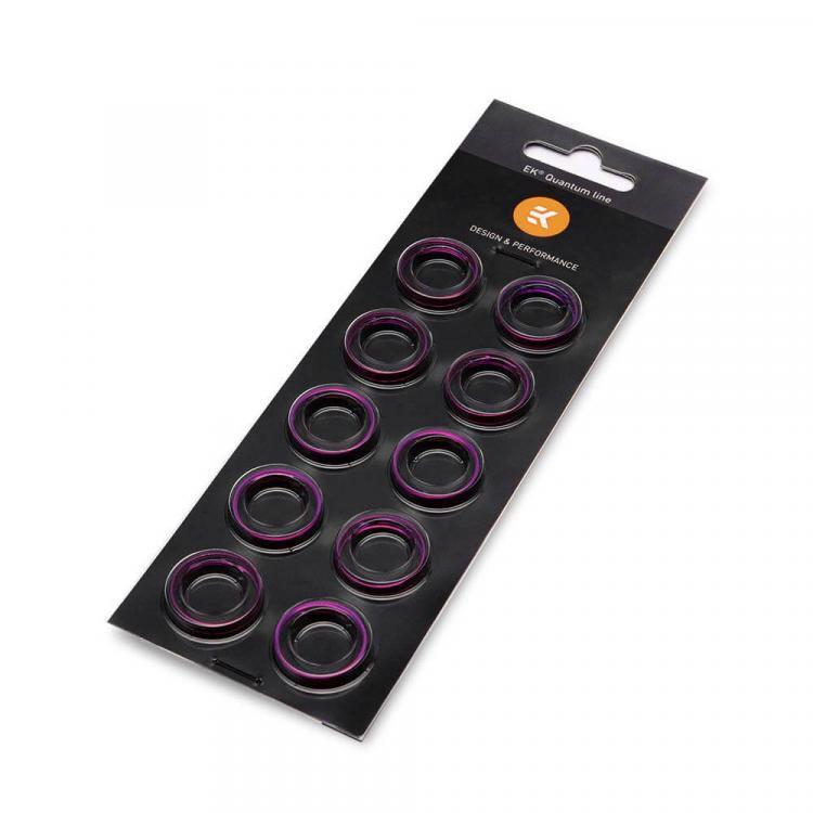 Fitting EKWB EK-Quantum Torque Color Ring 10-Pack HDC 16 - Purple 3831109816448-1