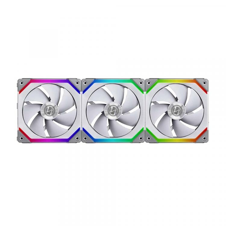 Ventilador Lian Li Uni Fan SL-INF120 RGB - (Pack de 3) BLANCO -1
